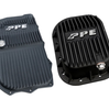 PPE Black Aluminum Transmission & Oil Pan For 18-24 Jeep Wrangler/Gladiator 3.6L