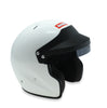 RaceQuip OF20 Snell SA2020 Open Face Auto Racing Helmet, Medium, Gloss White
