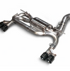 AWE Touring Axle-Back Exhaust w/ 3" Black Quad Tips For 12-16 BMW 328i/428i 2.0L