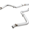 AWE Track Cat-Back Exhaust Uses OE Tips For 15-23 Dodge Challenger 6.4L/6.2L SC