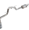 AWE 0FG Side Exit Cat-Back Exhaust w/ 4.5" Chrome Tips For 2021-2025 F-150 Regular Cab 3.5L/5.0L