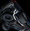 AWE 0FG Side Exit Cat-Back Exhaust w/ 4.5" Chrome Tips For 2021-2025 F-150 Regular Cab 3.5L/5.0L