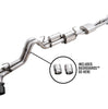 AWE 0FG Cat-Back Exhaust w/ BashGuard & 4.5" Diamond Black Tips For 2016-2022 Tacoma 3.5L V6