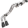 AWE 0FG Cat-Back Exhaust w/ BashGuard & 4.5" Diamond Black Tips For 2016-2022 Tacoma 3.5L V6