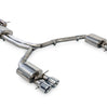 AWE Touring Edition Cat-Back Exhaust w/ 4" Chrome Silver Tips For 2016-2018 Audi A6 3.0T