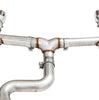 AWE Track Cat-Back Exhaust w/ 4" Chrome Tips For 15-20 Audi S3 2.0T