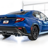 AWE Touring Axle-Back Exhaust w/ 4" Chrome Tips For 2022-2026 Subaru WRX 2.4L