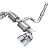 AWE Touring Cat-Back Exhaust 4.5in Chrome Quad Tips For 22-24 Volkswagen Golf R