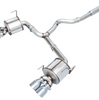 AWE Touring Cat-Back Exhaust w/ 4” Chrome Tips For 22-24 Subaru WRX Base 2.4L