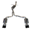 AWE Touring Cat-Back Exhaust w/ Quad 3.5" Black Tips For 2009-2016 Audi B8 A4 2.0T