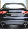 AWE Touring Cat-Back Exhaust w/ Quad 3.5" Black Tips For 2009-2016 Audi B8 A4 2.0T