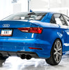 AWE Track Cat-Back Exhaust w/ 4" Black Tips For 2015-2020 Audi S3 2.0T AWD