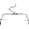 AWE Track Axle-Back Exhaust w/ 4" Black Tips For 19-21 Volkswagen Jetta GLI Mk7