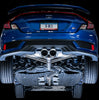 AWE Track Edition Cat-Back Exhaust w/ 4” Chrome Tips For 17-20 Honda Civic Si
