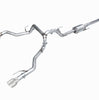 AWE 0FG Non-Res Cat-Back Exhaust w/ 5" Chrome Silver Tips For 2021-2025 F-150 Tremor 3.5L/5.0L