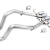 AWE Track Axle-Back Exhaust w/4.5” Chrome Tips For 14-19 Chevy Corvette Z06/ZR1