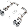 AWE Track Edition Axle-Back Exhaust w/ 4" Chrome Silver Tips For 2022-2025 Subaru WRX