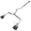 AWE Tuning Track Exhaust w/ 4" Diamond Black Quad Tips For 11-21 Subaru WRX/STI