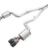 AWE Touring Cat-Back Exhaust Black Tips For 2015-2023 Dodge Challenger 6.4L/6.2L SC