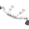 AWE Track Edition Axle-Back Exhaust 4.5" Black Tips For 20-25 Chevy Corvette C8