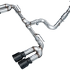 AWE Track Edition Cat-Back Exhaust w/ 4.5” Black Tips For 22-24 Audi S3 2.0L 8Y