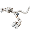AWE SwitchPath Cat-Back Exhaust 4" Chrome Tips For 15-17 Volkswagen Golf R 2.0L
