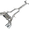 AWE SwitchPath Exhaust 4.5" Chrome Tips For 22-25 Cadillac CT4 V Blackwing 3.6L