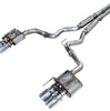 AWE SwitchPath Cat-Back Exhaust w/ Quad 4" Chrome Tips For 2018-2023 Mustang GT