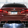 AWE SwitchPatch Cat-Back Exhaust w/ 4" Black Tips For 18-23 BMW M5 4.4L F90