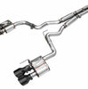 AWE SwitchPath Cat-Back Exhaust w/ 5" Diamond Black Tips For 2024-2025 Mustang Dark Horse
