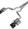 AWE SwitchPath Cat-Back Exhaust w/ Quad 4" Black Tips For 2018-2023 Mustang GT