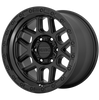 (4) 17x9 KMC KM544 Mesa Satin Black Lip Wheels 6X135 +18MM For 2004-2026 Ford F-150