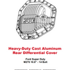 PPE Raw Aluminum M275 14-Bolt Rear Differential Cover For 17-25 Ford F-250/F-350