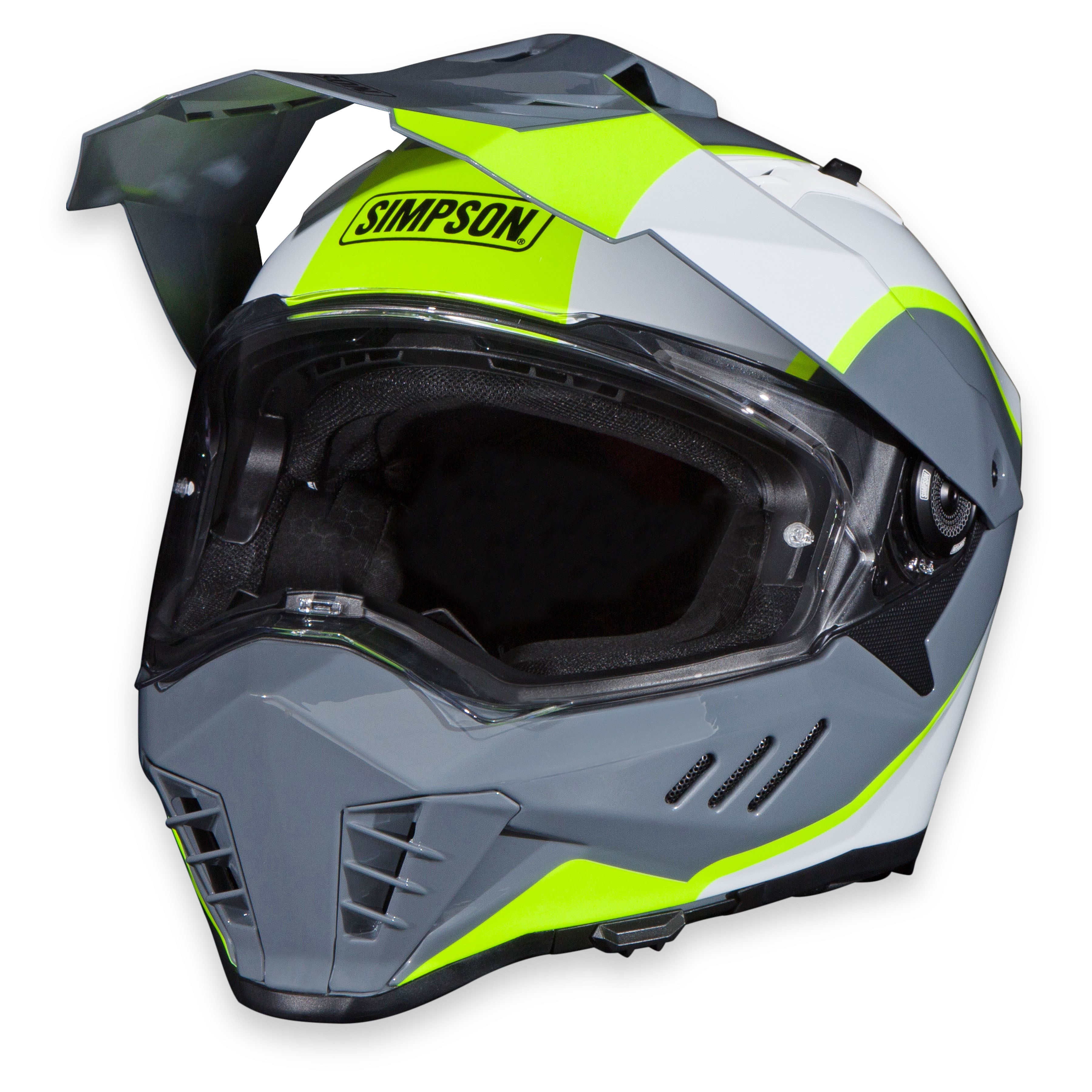 Simpson Motorcycle Xcursion Bandit Helmet - BC Yellow - Small - DOT/ECE 22.06