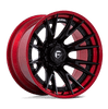 (4) 20x9 Fuel Catalyst Black/Red Wheels 8X170 +1MM Offset For 1999-2027 Ford F-250/F-350 SRW