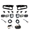 Baja Designs Squadron 2.0 Sport/S2 Sport/S2 SAE Clear Sportsman Fog Pocket Kit w/ Upfitter For 2021-2026 Ford Bronco - Steel Bumper