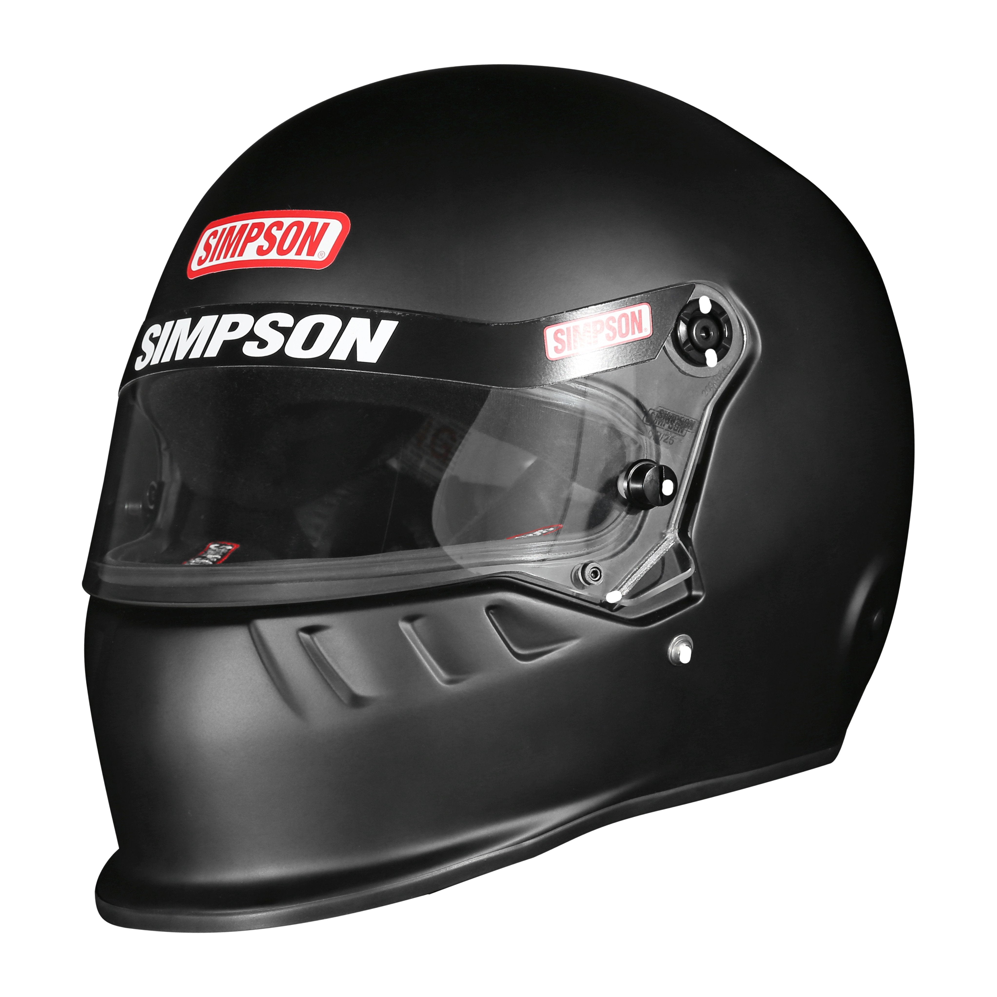 Simpson Vudo SA2025 Full Face Racing Helmet Matte Black Medium