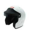 RaceQuip OF25 Open Face Racing Helmet Gloss White Medium