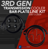 Fluidyne Bar Plate Cooler Line Kit For 2007-2009 Dodge Ram 2500/3500 6.7L Cummins
