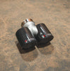 Valvetronic Designs 2.5/63mm Single To Dual Carbon Fiber Universal Exhaust Tips