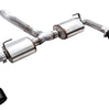 AWE Tread Edition Axleback Exhaust w/ Blk Tips For 18-25 Jeep Wrangler 2.0T/3.6L