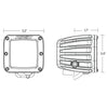 Rigid Industries D-Series Spot LED Light Pods w/ Amber PRO Lens (Pair) Universal