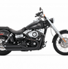Vance & Hines Black Twin Slash 3" Slip-Ons For 2018-2023 Harley Davidson Softail