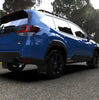 Rally Armor Black Mud Flaps w/ Wild Orange Logo For 2022-2024 Subaru Forester & Wilderness