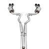 AWE Touring Cat-Back Exhaust w/ Diamond Black Tips For 2018-2023 Ford Mustang GT