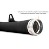 Mishimoto Micro-Wrinkle Black Hot Side Intercooler Pipe Kit For 22-24 Subaru WRX