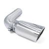 PPE 4" Steel Exhaust Pipe w/ 5" Polished Tip For 20-23 GM 2500/3500 6.6L Duramax