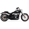 Vance & Hines Big Radius Black Exhaust Kit For 2018-2023 Harley Davidson Softail