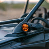 Rigid Industries 360-Series A-Pillar Amber Light Kit For 2017-2025 Polaris RZR Pro/Turbo R