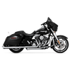 Vance & Hines Twin Slash Round Slip-On Exhaust For 95-16 Harley Davidson Touring